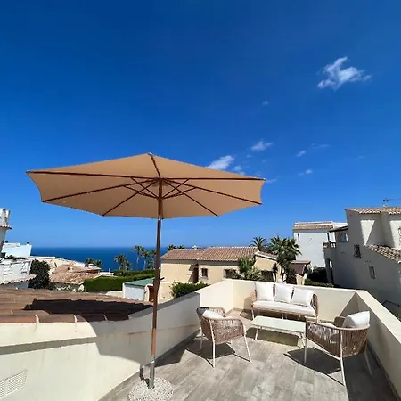 Luminosa Villa Con Vistas Al Mar En Cala Moraig Benitachell Exterior photo